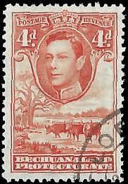 BECHUANALAND PROTECTORATE   #129 USED (1)