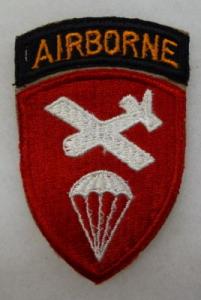 ORIGINAL 1-PIECE WW2 U.S. ARMY AIRBORNE COMMAND PATCH