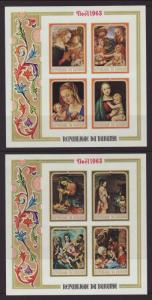 Burundi 268a,C96a Christmas Imperf Souvenir Sheet MNH VF