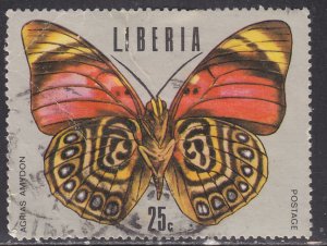 Liberia 687 Tropical Butterflies 1974