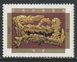 1992 Canada - Sc 1438 - MNH VF - 1 single - Minerals - Gold