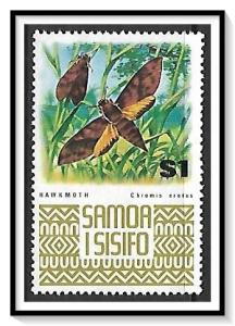 Samoa #378 Hawk Moth MNH
