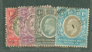 British Central Africa #60-62/64 Used Single