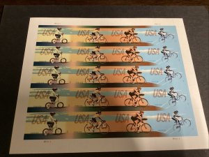 Scott #4687-90 Bicycling Sheet Of 20 Stamps-MNH-2012-US