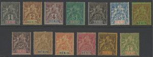Benin 33-45 * mint HR (38, 42, 45 thin spots) (2306B 134)
