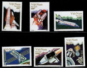 North Vietnam. Scott 2356-2361 MNH** Space Ship set