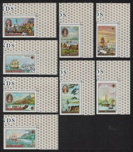 Cook Is. Captain Cook First Voyage of Discovery 8v Corners 1968 MNH SG#269-276