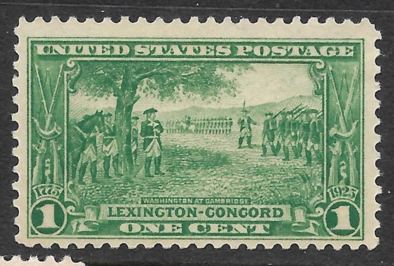 Doyle's_Stamps: MH 1925 Lexington-Concord Set, Scott #617* to #619*