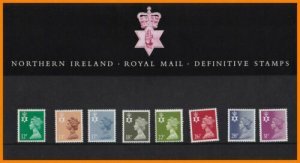 1987 Northern Ireland Regionals 12p to 31p Presentation Pack no 12 Cat £20 U/M