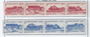 SPM ,  St. Pierre et Miquelon 1991 - Scenic Views  -   MNH  Strips   # 564a-568a