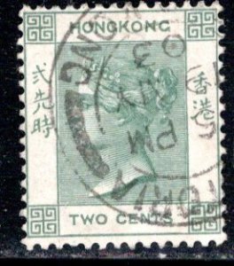 Hong Kong Scott # 37, used