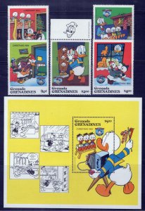 Grenada Grenadines 631-636 MNH Disney Christmas Donald Duck ZAYIX 0701M0091