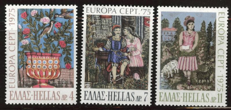 GREECE Scott 1139-1141  MNH** 1975  Europa set