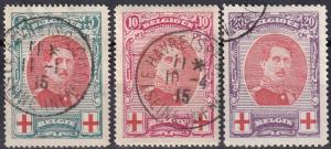 Belgium #B31-3 F-VF Used  CV $28.00  Z697