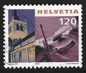 Switzerland #1076   used