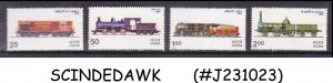 INDIA - 1976 INDIAN RAILWAY LOCOMOTIVES - 4V - MINT NH