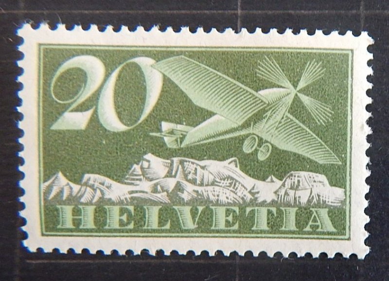 Switzerland, MNH, 1925, Airmail, MC #213 x, (2077-Т)