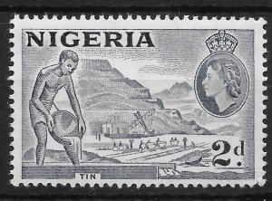 NIGERIA SG72d 1956 SLATE-BLUE TYPE A MNH (r)