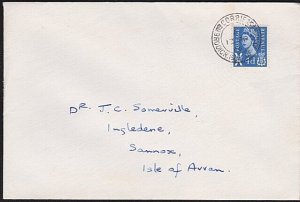 GB SCOTLAND 1966 cover CORRIE / BRODICK ISLE OF ARRAN cds..................A9137