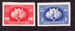 Hungary #859 and 860 Mint Hinged Singles