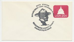 Cover / Postmark USA 1982 Rotary / Scout Expo