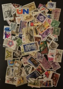 US 100 Different Used Stamp Lot Collection T6001