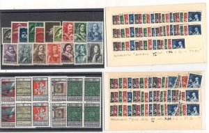 NETHERLANDS COLLECTION ON STOCK SHEET MINT/USED