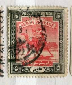 BRITISH EAST AFRICA PROTECTORATE; Early 1900s Came Rider used 5m. value