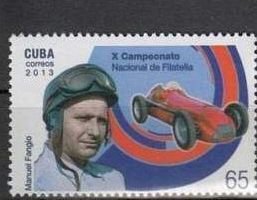 CUBA Sc# 5450 FAMOUS PEOPLE Manual Fangio   65c   2013 MNH