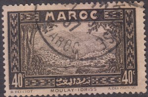 French Morocco #133 Used