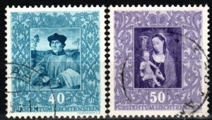 Liechtenstein #230-31 F-VF Used CV $7.65 (X8363)