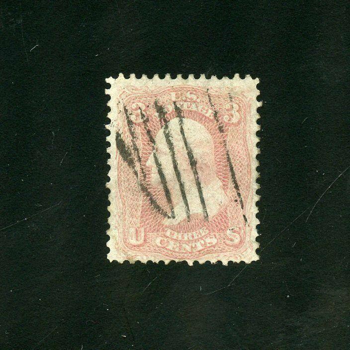 UNITED STATES 3c WASHINGTON PINK  SCOTT#60 USED ---SCOTT $600.00