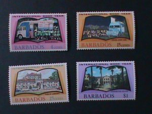 ​BARBADOS-1972- SC#376-9  INTERNATIONAL YEAR OF THE BOOK-MNH-VF LAST ONE