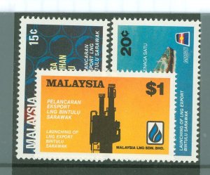 Malaysia #254-256A Mint (NH) Single (Complete Set)