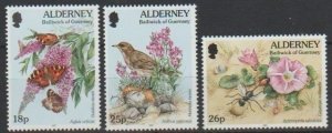 Mi: 100/102 ;Isle of Alderney: 1997;MNH  Cat € 2.50