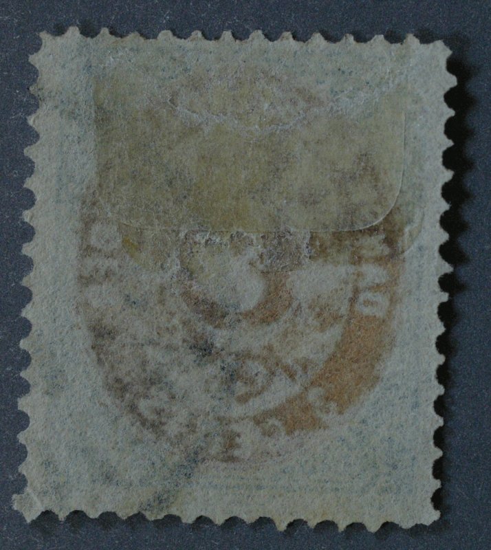 Danish West Indies #62 Used VG Good Color on Thin Paper Light blue Rose Carmine