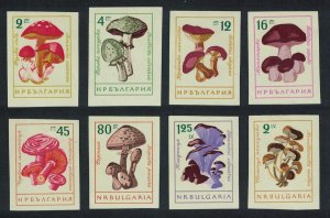 Bulgaria Fungi Mushrooms 8v Imperf 1961 MNH SG#1274-1281 MI#1271-1278