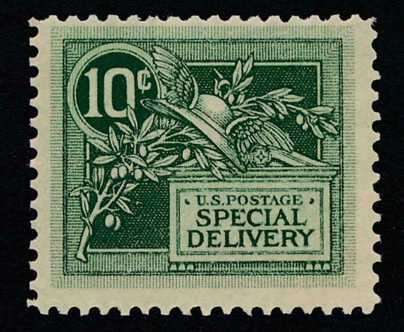UNITED STATES (US) E7 MINT NH F-VF 10c GREEN SPECIAL DELIV.