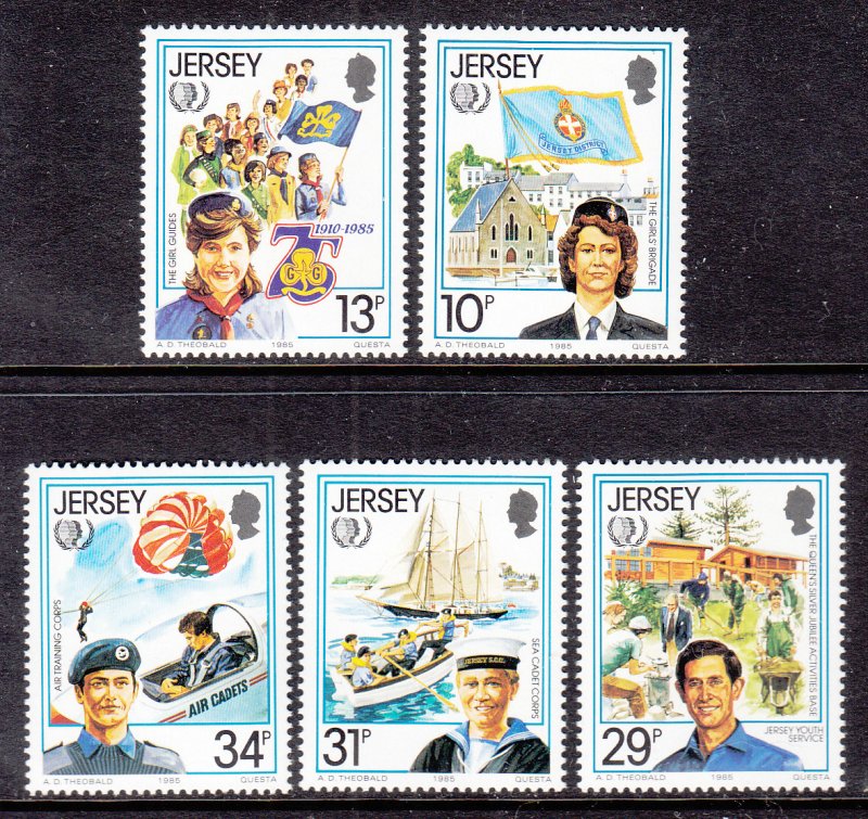 Jersey 356-360 MNH VF