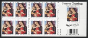 ALLY'S STAMPS US Scott #3355a 33c Madonna Pane of 20 MNH F/VF [F-5bc2]