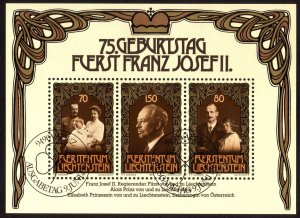 1981, Liechtenstein, CTO, Souvenir Sheet, Sc 710, Mi BL11