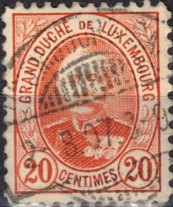 Luxembourg #62, Used