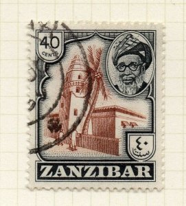 Zanzibar 1957 Early Issue Fine Used 40c. NW-189537