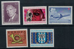 Austria 1973 Commemoratives - Complete - MNH