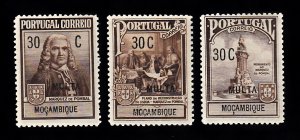 Mozambique Scott #RA1-RA3 MH