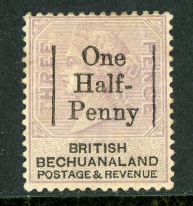 Bechuanaland  1888 British Colony QV ½p SG #29 Mint A848