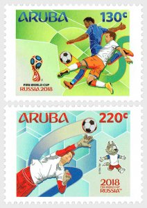 Aruba 2018 MNH Stamps Scott 591-592 Sport Soccer Football World Cup Russia