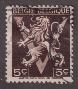 Belgium 322 Lion Rampant 1944