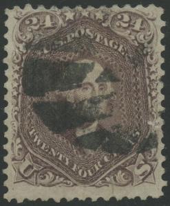 #70a DARK BROWN VIOLET -- SCARCE SHADE -- VF USED CV $325 BS5704