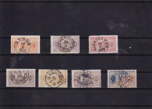 sweden 1874 official used stamps cat £200+   ref 7085